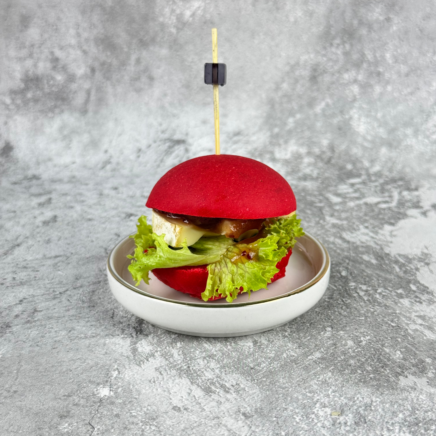 x5 Mini burger z camembertem