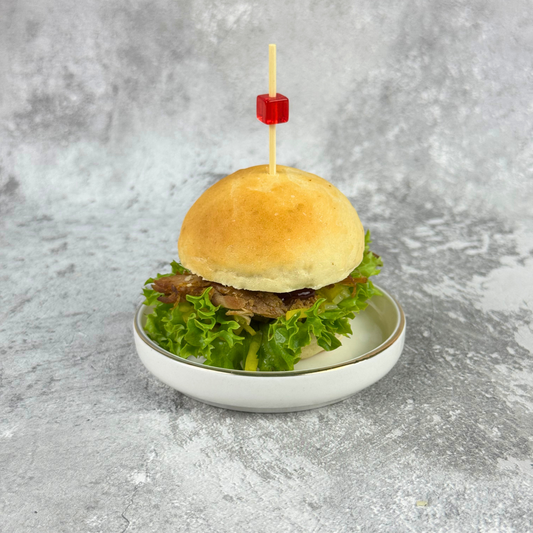 x5 Mini burger z szarpana wieprzowiną
