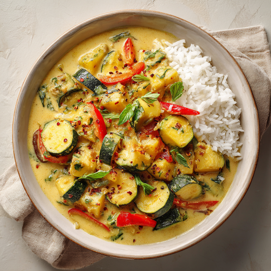 Warzywne curry z cukinią