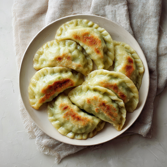 Pierogi ze szpinakiem 8 sztuk